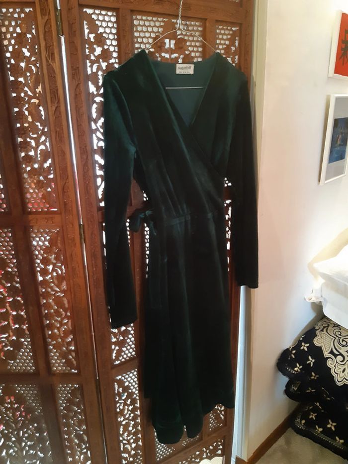 Robe longue noire à lacets - photo numéro 3