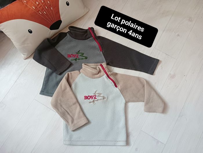 Lot polaires garçon 4ans