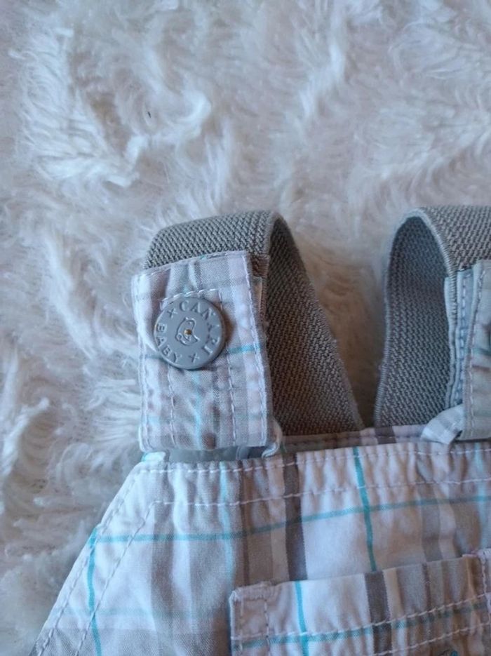 Salopette short Garçon 1 mois "Petite jungle" 100% coton Gémo Canari Baby - photo numéro 12