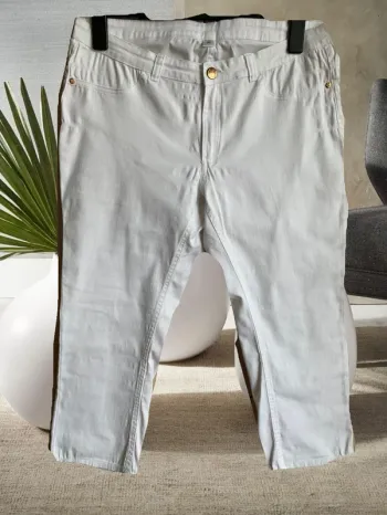 Pantacourt blanc t42