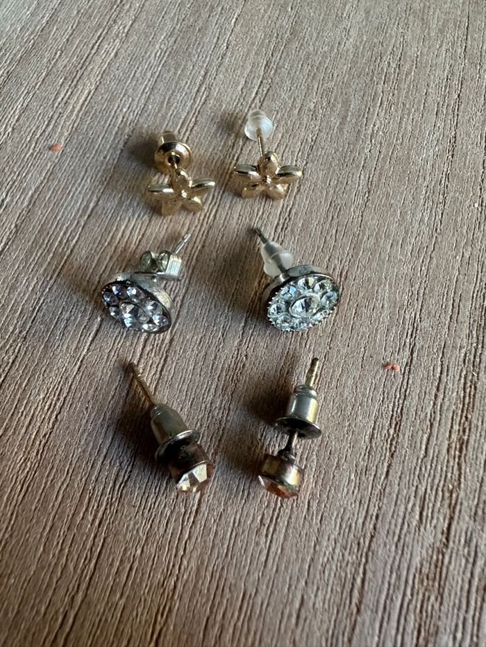 Lot de 3 paires de boucles d’oreilles - photo numéro 5