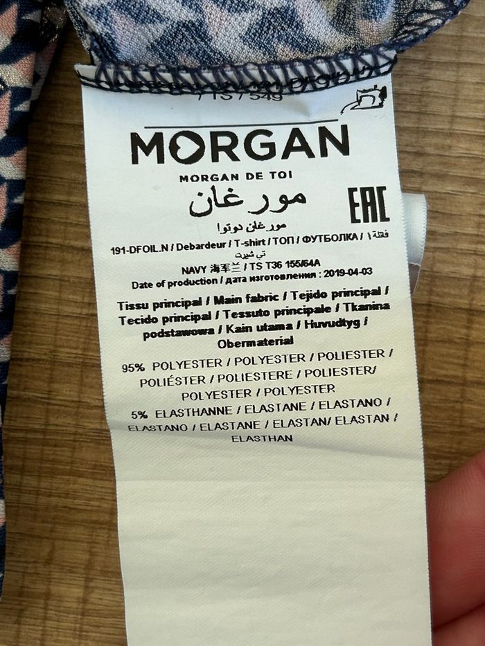 Blouse imprimée sans manches Morgan taille S jamais portée - photo numéro 10