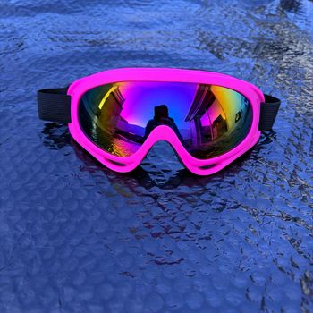  🔥 Masque / Lunettes de ski miroir multicolore rose