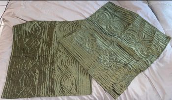 Lot de 2 taie d'oreiller verte neuve