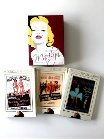 Coffret de 3 DVD best of Marilyn Monroe