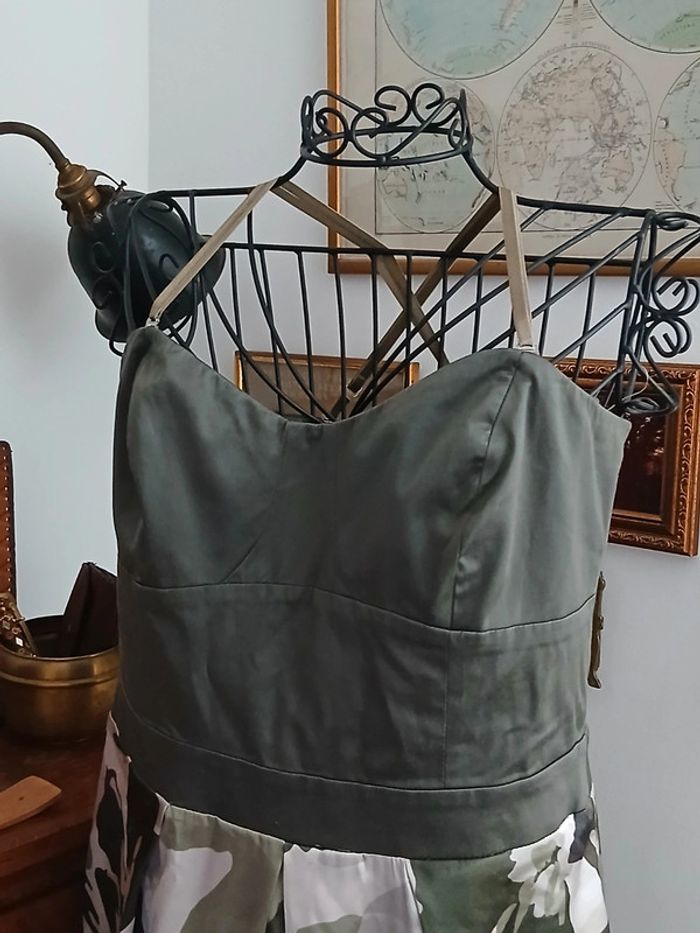 Mini Robe Bustier à fine bretelles réglables - photo numéro 5