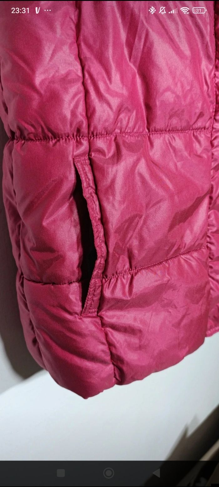 Veste sans manches framboise okaidi taille 14ans - photo numéro 4
