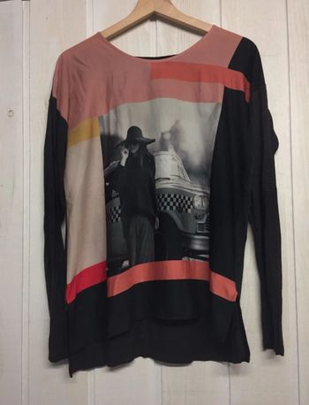 T-shirt bi-matière - Miss Captain - T1