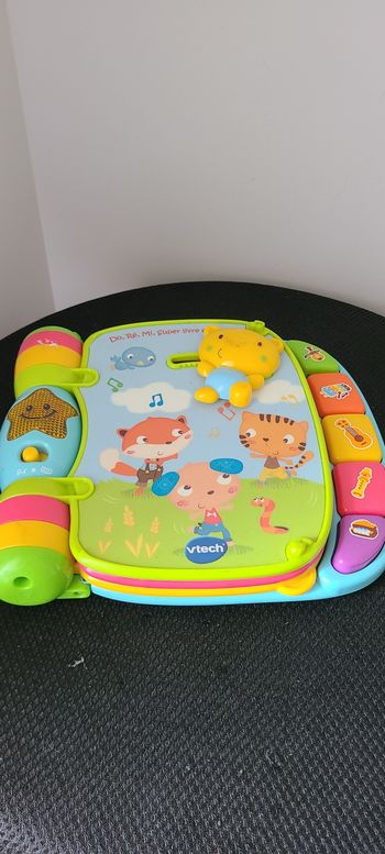 Super livre enchanté Do, ré, mi bleu Vtech