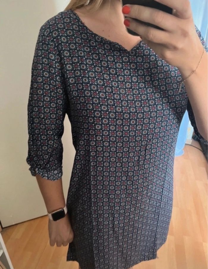 Robe fluide à motifs It Hippie 38 M - photo numéro 4