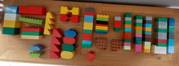 Lot de 100 legos duplo cubes de construction