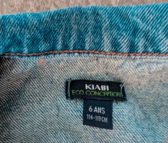 Veste en jean garçon 6 ans NEUVE - photo numéro 2
