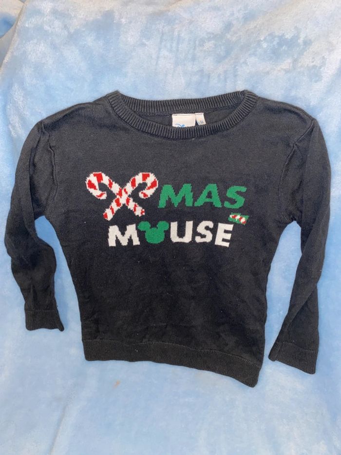 Pull garçon 5 ans christmas noel Mickey mouse Disney