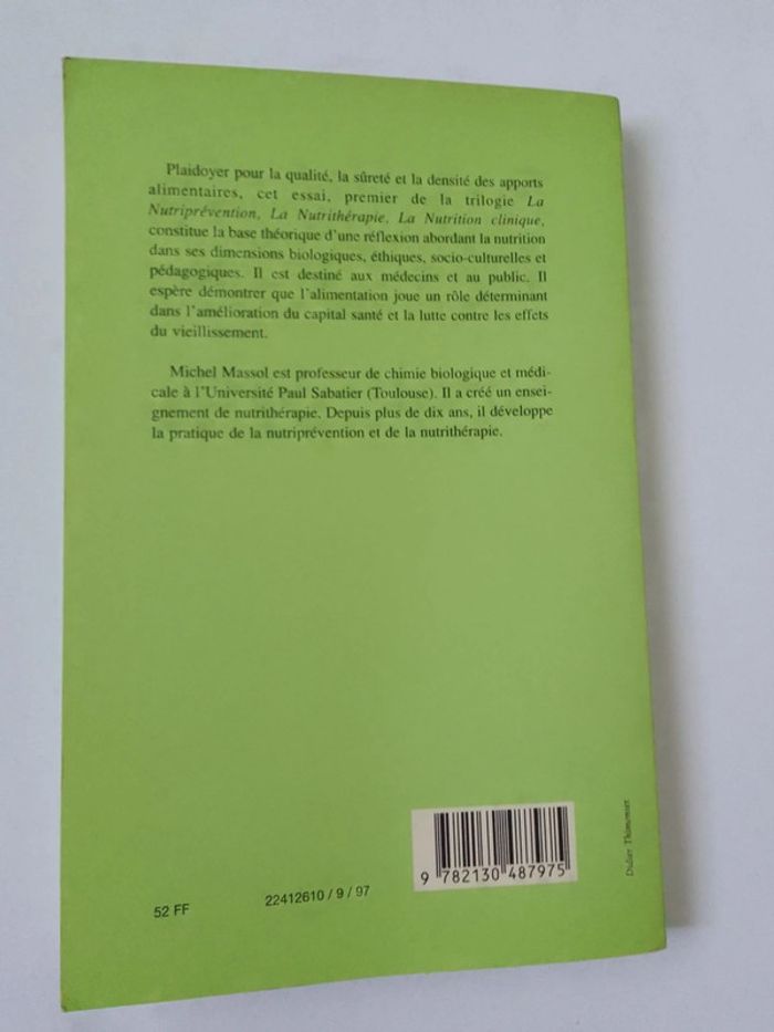 Michel Massol - La nutriprévention - photo numéro 2
