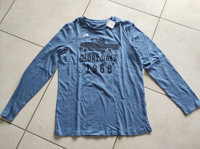 Lot de 2 tee shirt manches longues 11-12 ans garçon neuf étiqueté - photo numéro 2