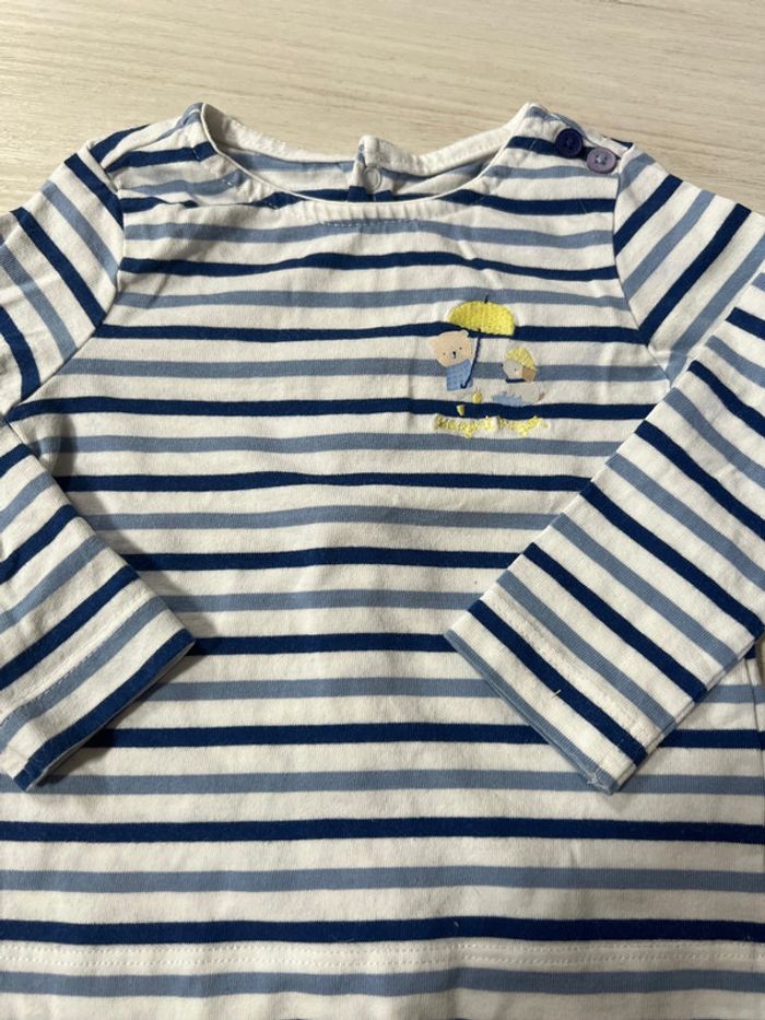 Lot chemise et t-shirt Sergent Major 9 mois - photo numéro 3