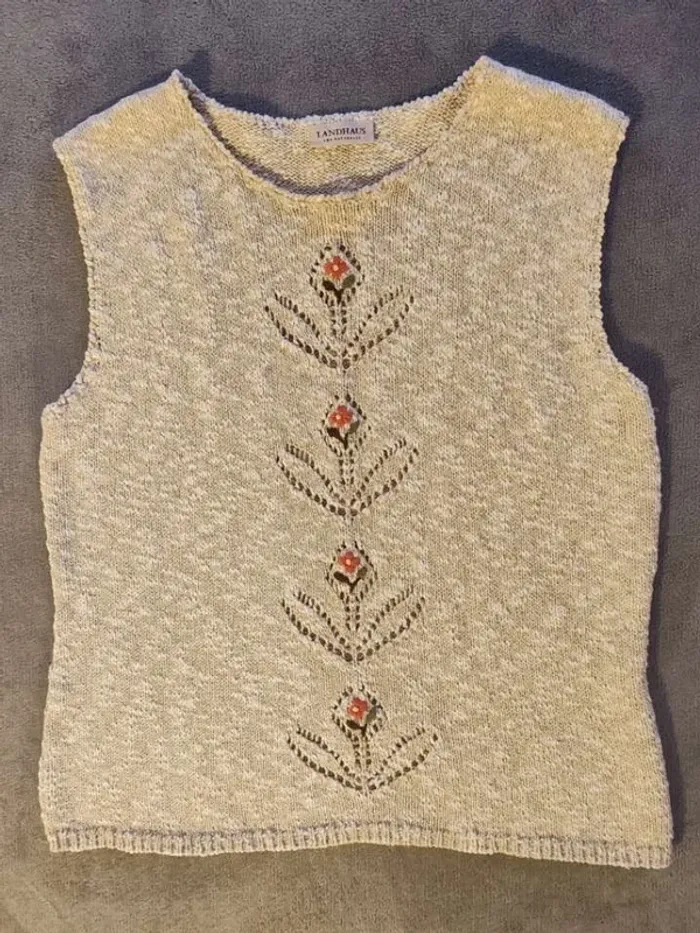Pull sans manches Landhaus - Taille L - Neuf sans étiquette