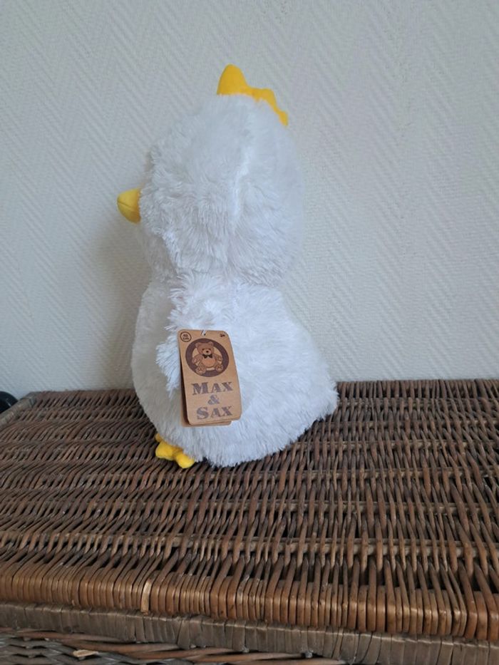 Peluche poussin neuve 40 cm Max et sax - photo numéro 3