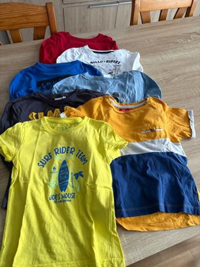 Lot 7 t-shirts garçon