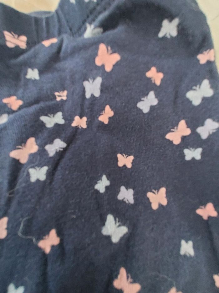 Leggings marine avec motifs papillon - LH - taille 6 ans - photo numéro 2
