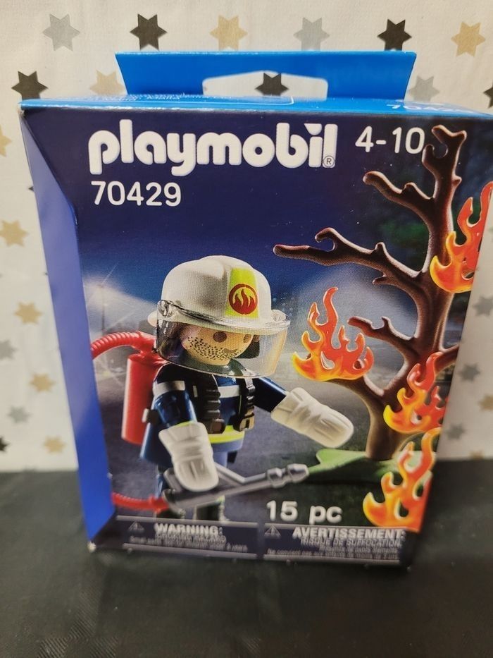 Lot de 2 boîtes playmobil  70429 pompier + 70302 gladiateur - photo numéro 2