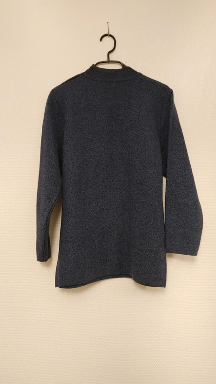 Magnifique pull épais hiver en laine acrylique et viscose berger du Nord S 36 ras du cou - photo numéro 5