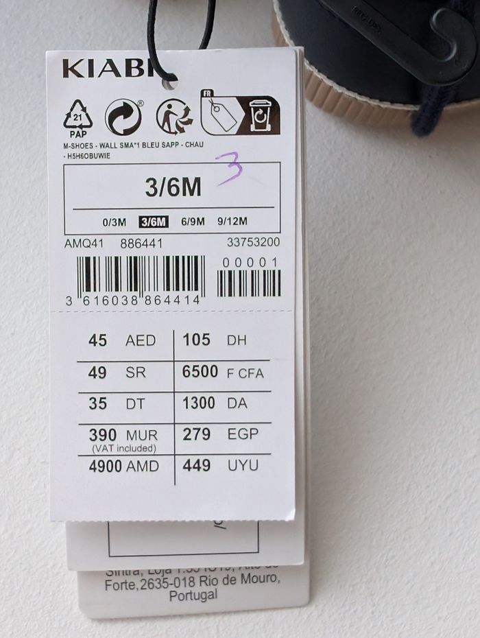 Chaussons pour bébé 3/6 mois - photo numéro 5