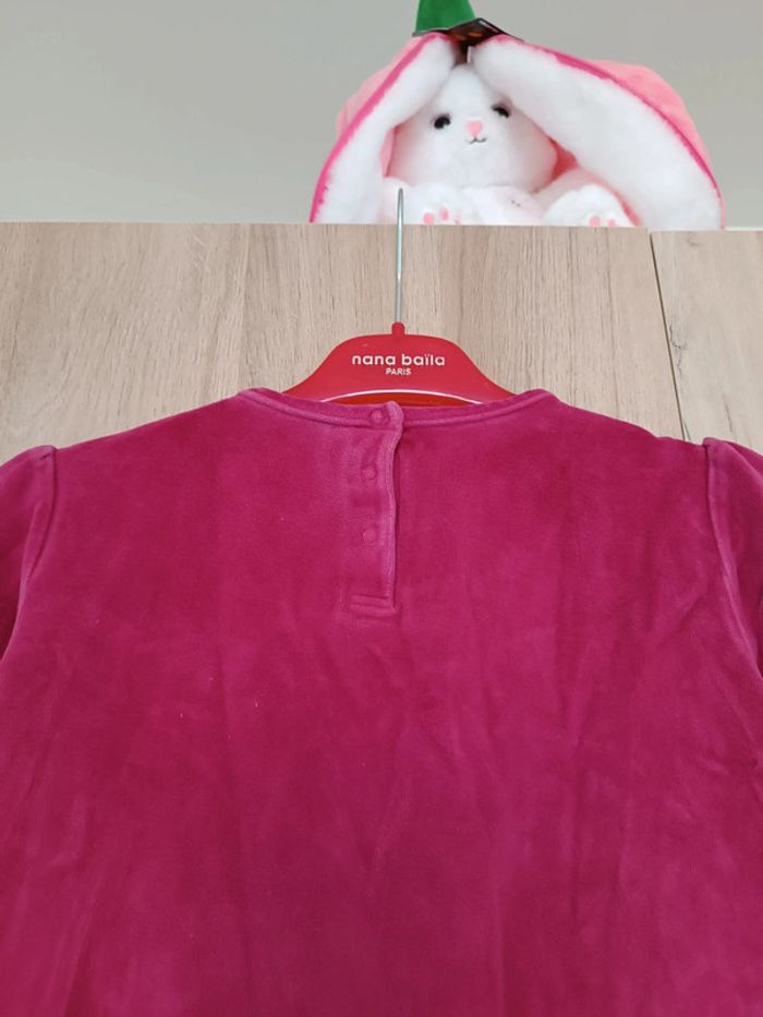 Pull velours 12 ans fille rose sergent major - photo numéro 6