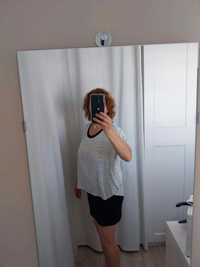 Robe  noire  et  blanc  T38/40 - photo numéro 9