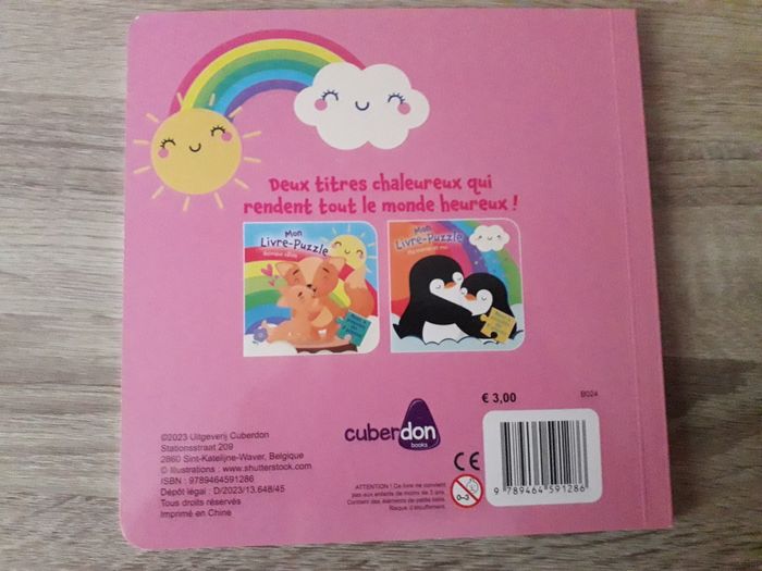 lots de 3 livres (2 livres puzzles + 1 livres animaux à caresser) neuf - photo numéro 7