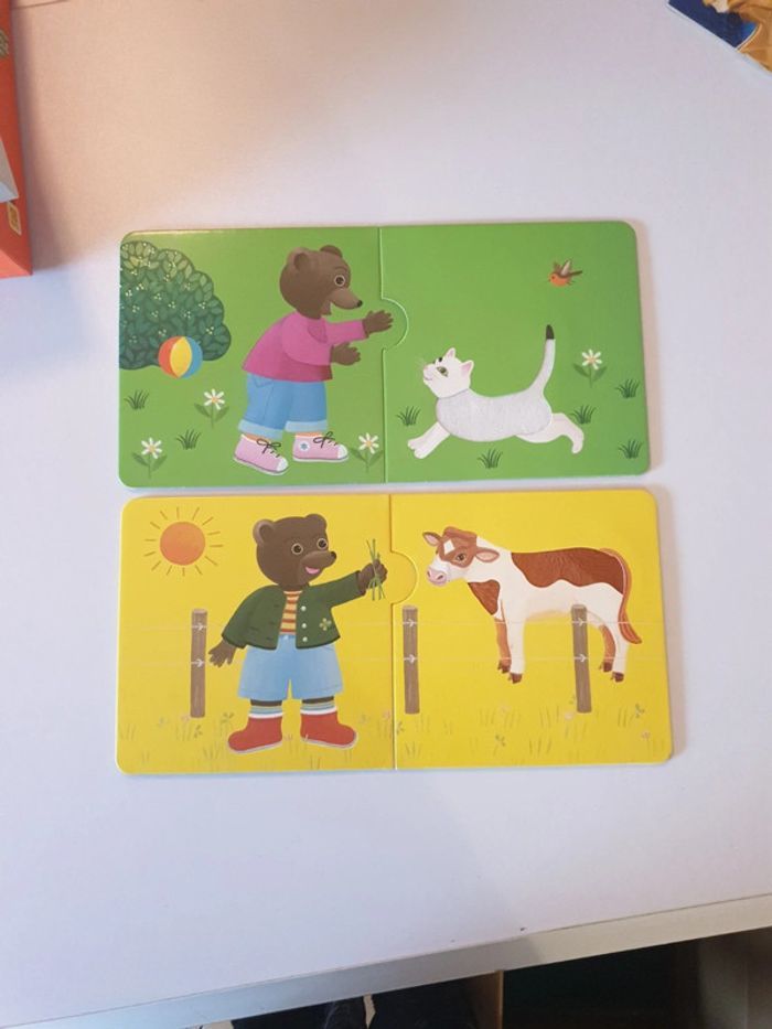Petit ours brun - Puzzle et Petit livre - photo numéro 4