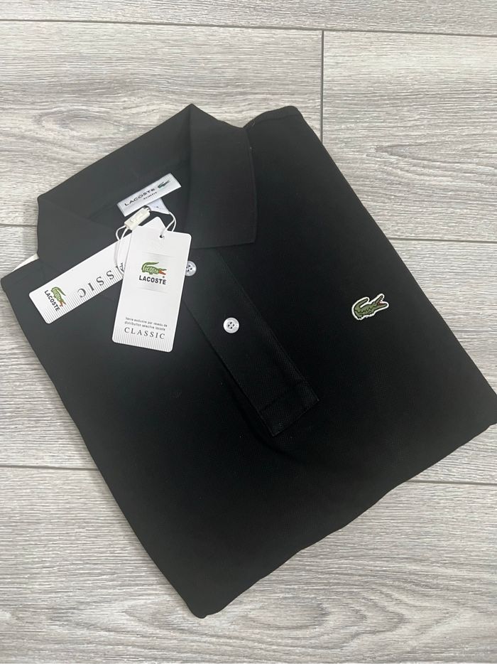 Polo Lacoste noir