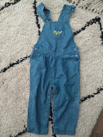 Salopette été bébé fille 18 mois cadet Rousselle