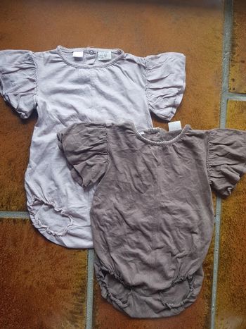 Lot de 2 combi bloomers Zara 2/3ans fille