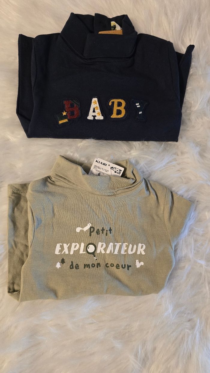 Neufs (non portés) 🏷😍💙 sous pull 6 mois garçon 💙😍 - photo numéro 7