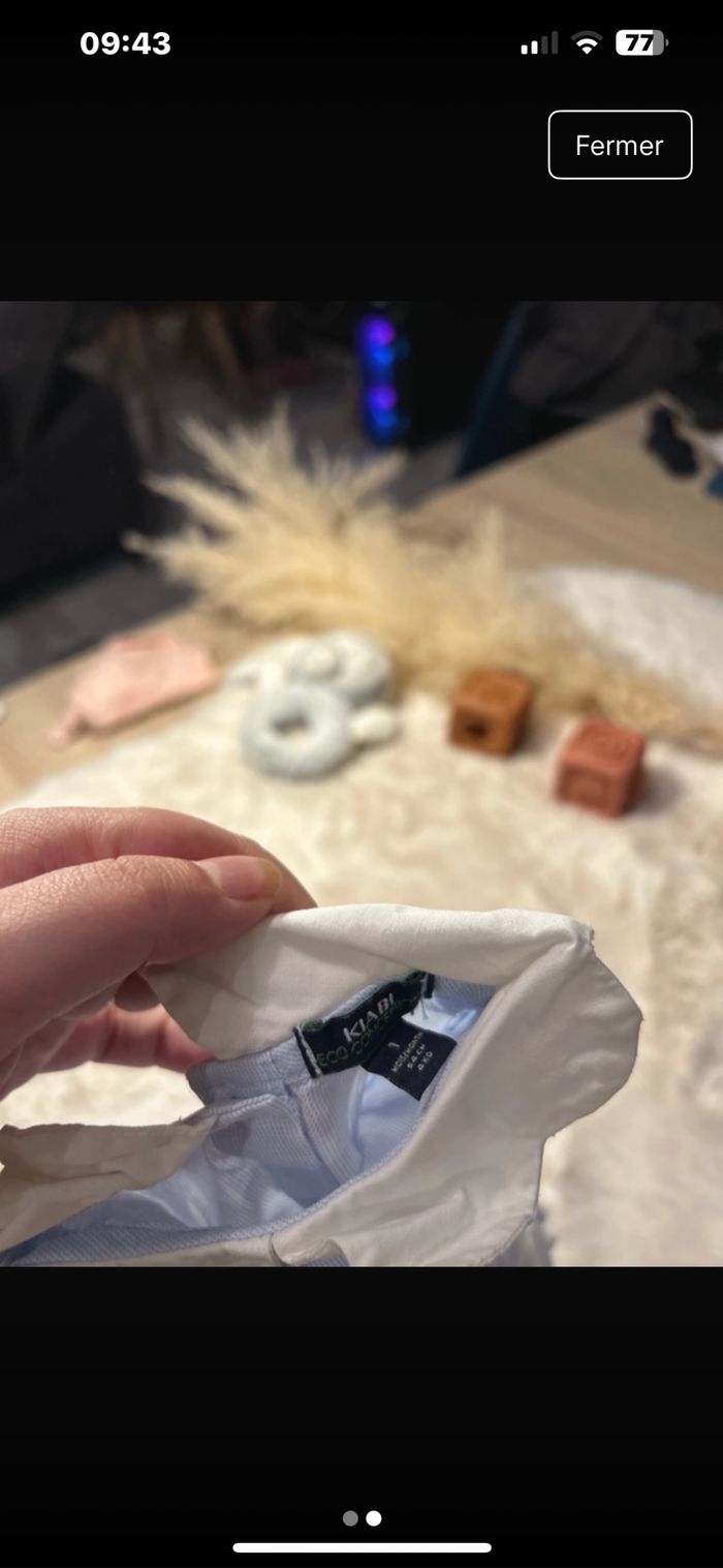 Blouse 1 mois Kiabi - photo numéro 2