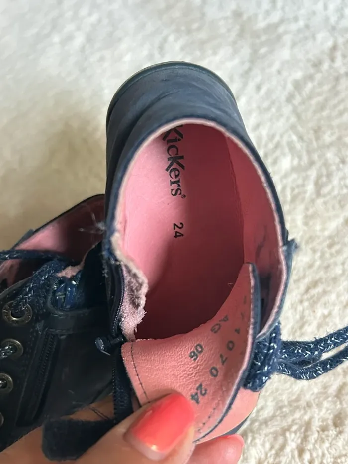 Chaussures bottillons Kickers fille 24 - photo numéro 7
