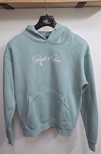 Sweat a capuche bleu M