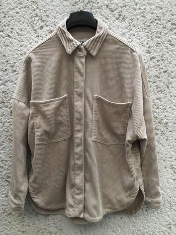 Surchemise velours côtelée  Zara S