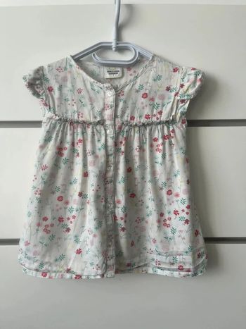 Blouse sans manches fille liberti 2 ans