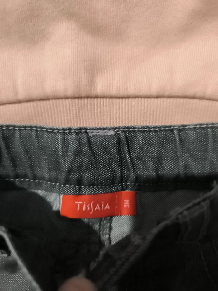 Ensemble jean avec pull façon sweat taille 3 mois - photo numéro 3