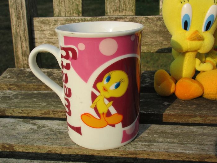 lot titi:mug neuf,peluches tb état,une de 1993 - photo numéro 5