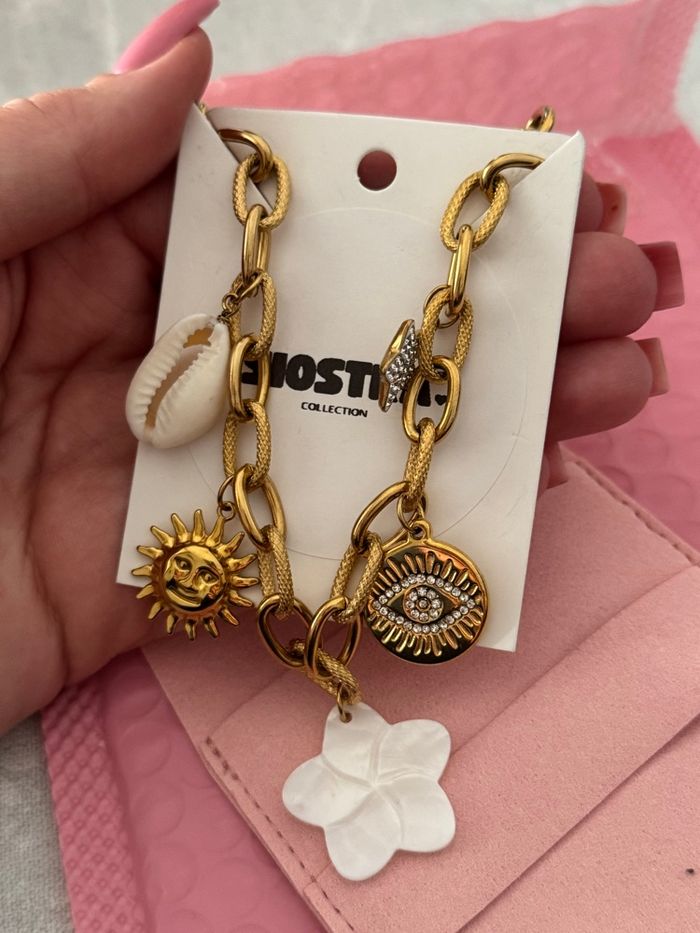 Collier charms doré - photo numéro 2