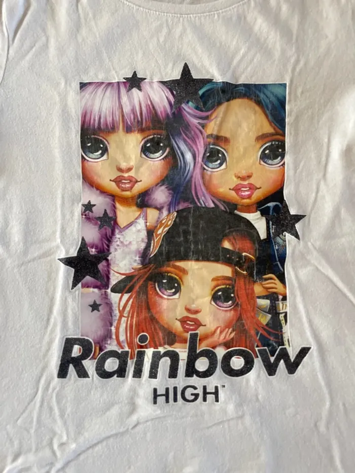 T-shirt fille 8 ans - photo numéro 2