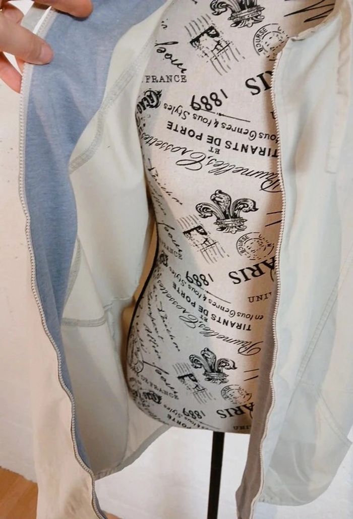 đ€ Veste lĂ©gĂšre beige â M&S Mode â Taille 42/44 â Bon Ă©tat - photo numĂ©ro 6