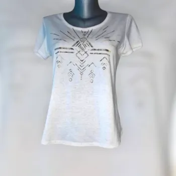tee shirt crème Sarah Gonzales Décathlon femme taille M / 38