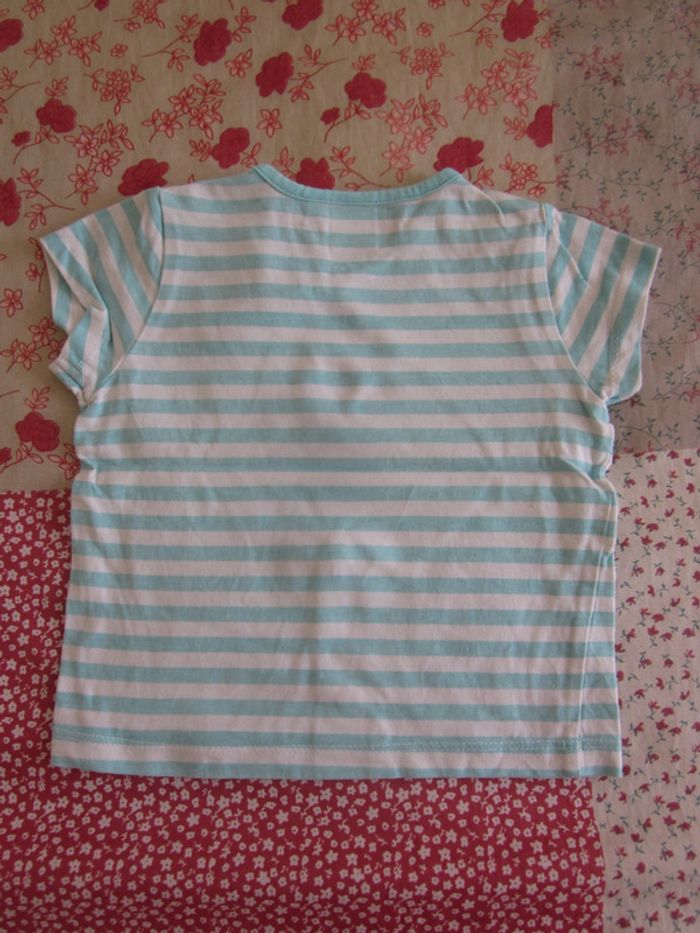 T-Shirt manches courtes rayé 6 mois - photo numéro 2