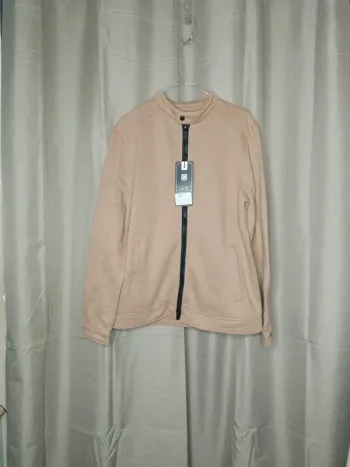 Gilet zippé ombre