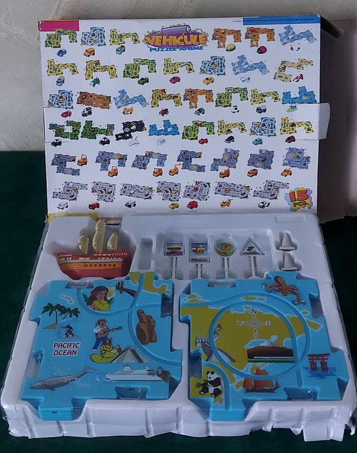Lot de 2 puzzles animés bateau pirate et coccinelle - photo numéro 4