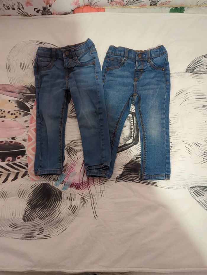 Lot de 2 jeans fille Kiabi 24 mois